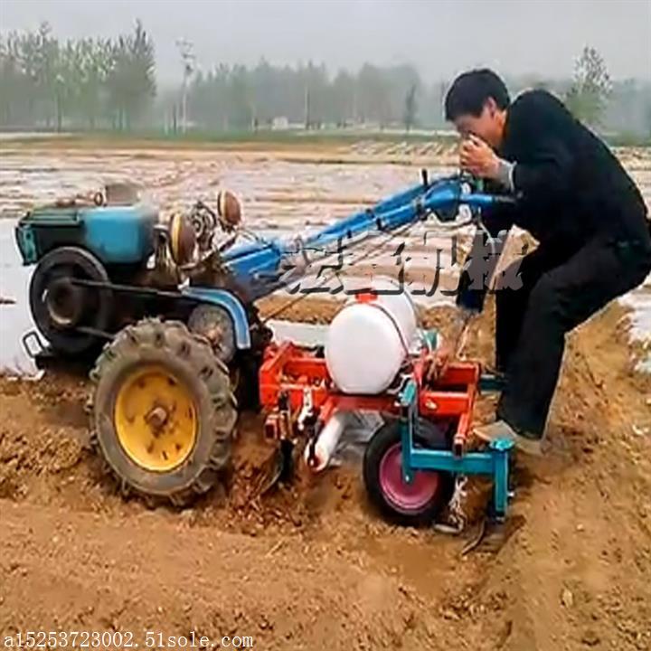 西瓜播種覆膜機 噴藥覆膜機廠家 起壟打藥覆膜機