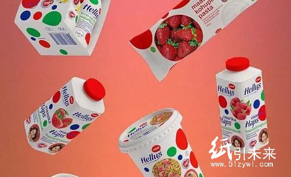 創新的乳制品包裝