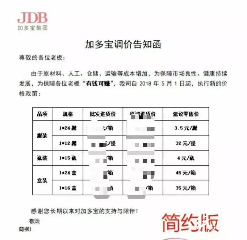 康師傅、加多寶分別爆出漲價函，新一輪漲價潮又來了？